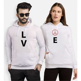 Tshirthane Lo Ve Peace Sevgili Kombinleri Sweatshirt Kombini