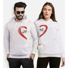 Tshirthane Lo Ve Yarım Kalp Sevgili Kombinleri Sweatshirt Kombini