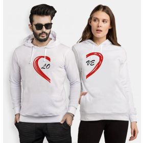 Tshirthane Love 2'li Sevgili Sweatshirt