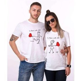 Tshirthane Love With 2'li Sevgili Sweatshirt