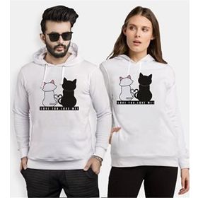 Tshirthane Love You Love Me 2'li Sevgili Sweatshirt