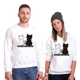 Tshirthane Love You Love Me 2'li Sevgili Sweatshirt