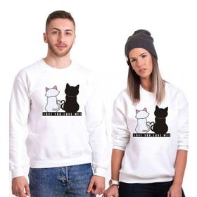 Tshirthane Love You Love Me 2'li Sevgili Sweatshirt