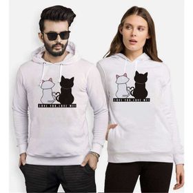 Tshirthane Love You Love Me 2'li Sevgili Sweatshirt
