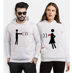 Tshirthane Magnet Heart 2'li Sevgili Sweatshirt