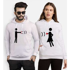Tshirthane Magnet Heart 2'li Sevgili Sweatshirt