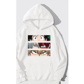 Tshirthane Makima Hugging Denji Baskılı Unisex Sweatshirt
