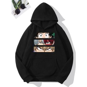 Tshirthane Makima Hugging Denji Baskılı Unisex Sweatshirt