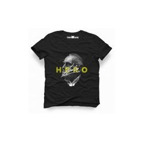 Tshirthane Marvel Stan Lee Hero Siyah Erkek T-shirt