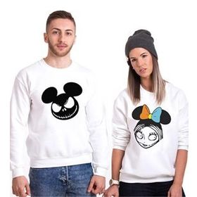 Tshirthane Mause Jack Mause Ölügelin 2'li Sevgili Sweatshirt