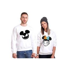 Tshirthane Mause Jack Mause Ölügelin 2'li Sevgili T-shirt