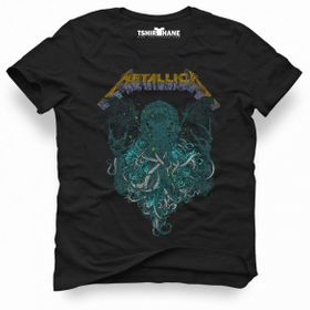 Tshirthane Metallica Ahtabot Siyah Erkek T-shirt