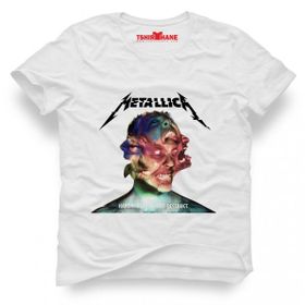 Tshirthane Metallica Album Hardwired To Self Destruct Beyaz Erkek T-shirt