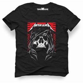 Tshirthane Metallica Bercalona Post Siyah Erkek T-shirt