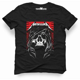 Tshirthane Metallica Bercalona Post Siyah Erkek T-shirt