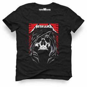 Tshirthane Metallica Bercalona Post Siyah Erkek T-shirt