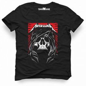 Tshirthane Metallica Bercalona Post Siyah Erkek T-shirt