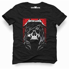 Tshirthane Metallica Bercalona Post Siyah Erkek T-shirt