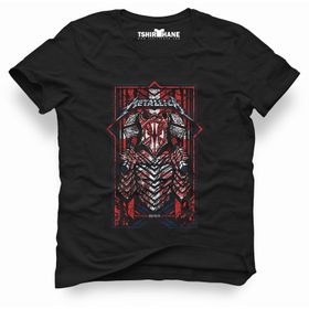 Tshirthane Metallica Denmark Post Siyah Erkek T-shirt