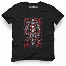 Tshirthane Metallica Denmark Post Siyah Erkek T-shirt