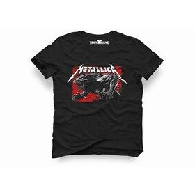 Tshirthane Metallica Germany Post Siyah Erkek T-shirt