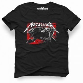 Tshirthane Metallica Germany Post Siyah Erkek T-shirt