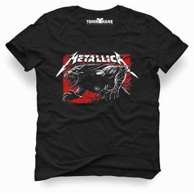 Tshirthane Metallica Germany Post Siyah Erkek T-shirt