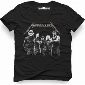 Tshirthane Metallica Grup 2018 Siyah Erkek T-shirt