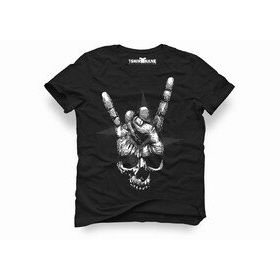 Tshirthane Metallica Hand Rock Siyah Erkek Tshirt