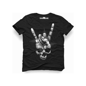 Tshirthane Metallica Hand Rock Siyah Erkek Tshirt