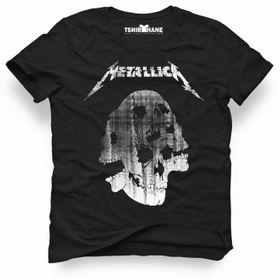 Tshirthane Metallica Skull Siyah Erkek T-shirt