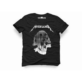 Tshirthane Metallica Skull Siyah Erkek T-shirt
