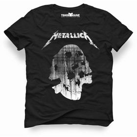 Tshirthane Metallica Skull Siyah Erkek T-shirt
