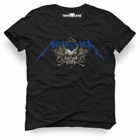 Tshirthane Metallica Stocholm Pop Up Shop Siyah Erkek T-shirt