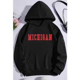 Tshirthane Michigan Baskılı Unisex Sweatshirt