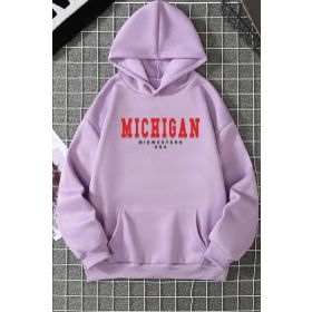 Tshirthane Michigan Baskılı Unisex Sweatshirt