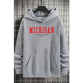 Tshirthane Michigan Baskılı Unisex Sweatshirt