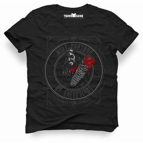 Tshirthane Mike Portnoy No Exceptions Siyah Erkek T-shirt