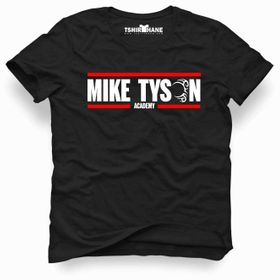 Tshirthane Mike Tyson Academy Siyah Erkek T-shirt