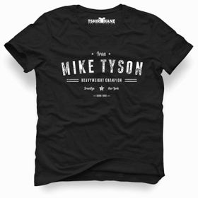 Tshirthane Mike Tyson İron Siyah Erkek T-shirt