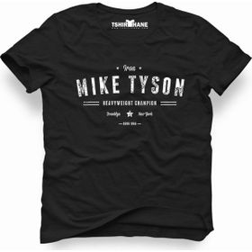 Tshirthane Mike Tyson İron Siyah Erkek T-shirt