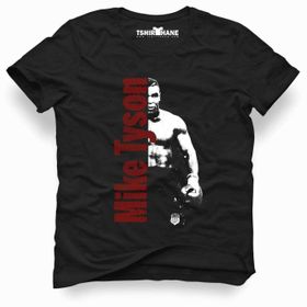 Tshirthane Mike Tyson Punch Siyah Erkek T-shirt
