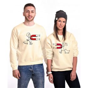 Tshirthane Mıknatıs Çift 2'li Sevgili Sweatshirt