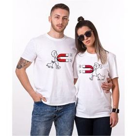 Tshirthane Mıknatıs Çift 2'li Sevgili Sweatshirt