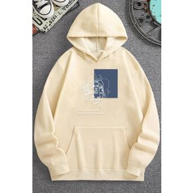 Tshirthane Minimal line drawing Baskılı Unisex Sweatshirt
