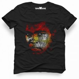 Tshirthane Mohamed Ali Impossible İs Nothing Siyah Erkek T-shirt