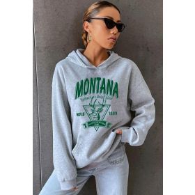 Tshirthane Montana Baskılı Unisex Sweatshirt