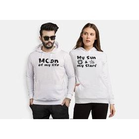 Tshirthane Moon My Sun 2'li Sevgili Sweatshirt