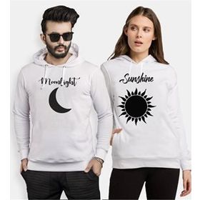 Tshirthane Moonlight Sunshine 2'li Sevgili Sweatshirt