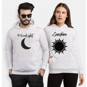 Tshirthane Moonlight Sunshine 2'li Sevgili Sweatshirt